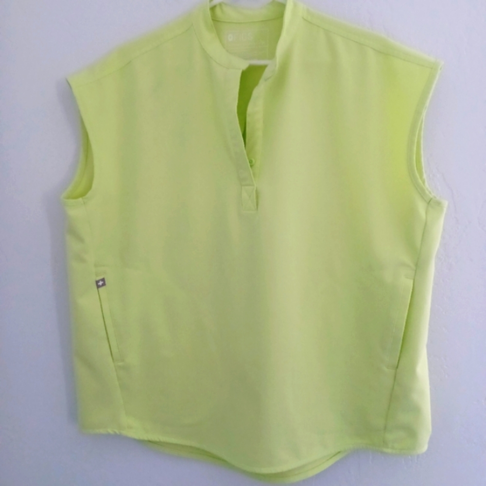 Sleeveless Lime Green Women's Top